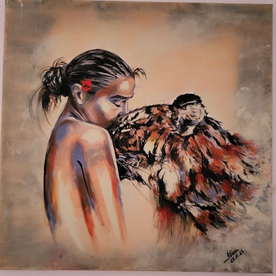 ArteDiAlina.com painting: Tiger Pride